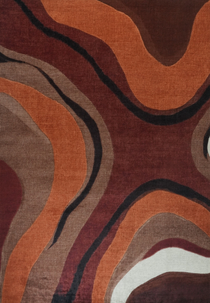 Tæppe 'Marionae' - Rød/Multifarvet