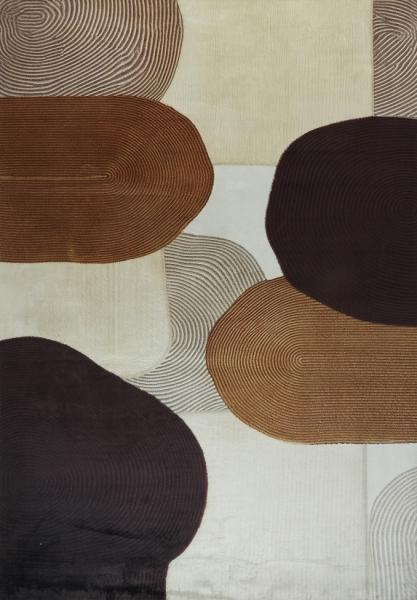 Tæppe 'Arvella' - Brun