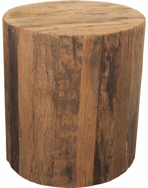 Rundt sidebord Vintage - Træ