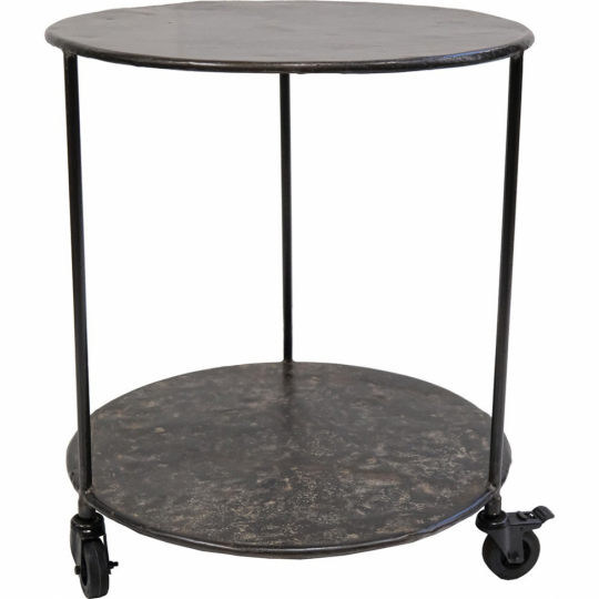 Sidebord 'Monaco' Rund 60cm- Platin
