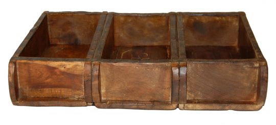 Kasse Vintage 3 rum - Træ