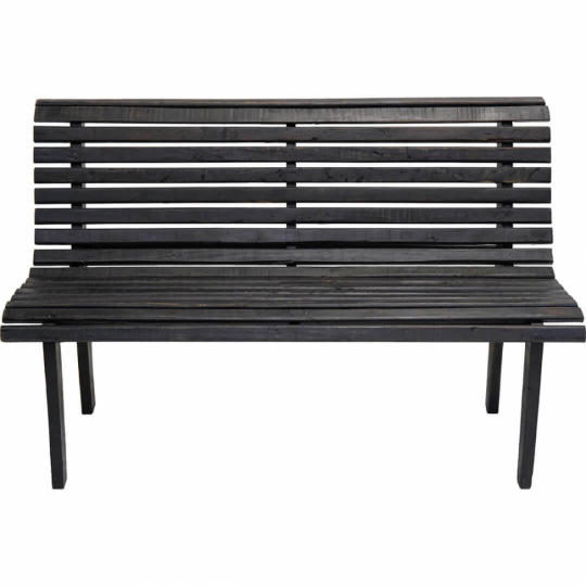 Bænk med ribber Vintage - Sort