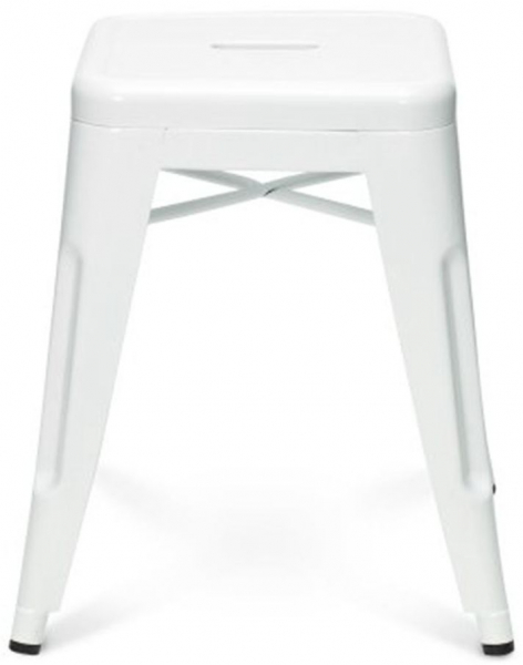 Puf 'Montmartre' 45cm - Hvid