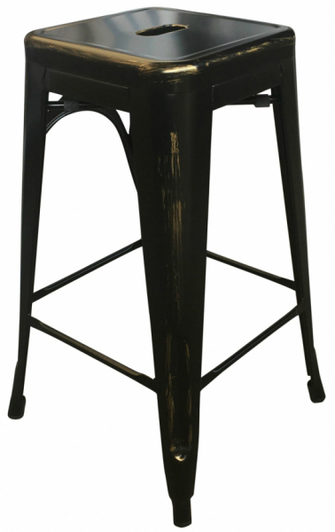Puf 'Montmartre' 65cm - Vintage Sort