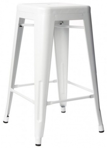 Puf 'Montmartre' 65cm - Hvid