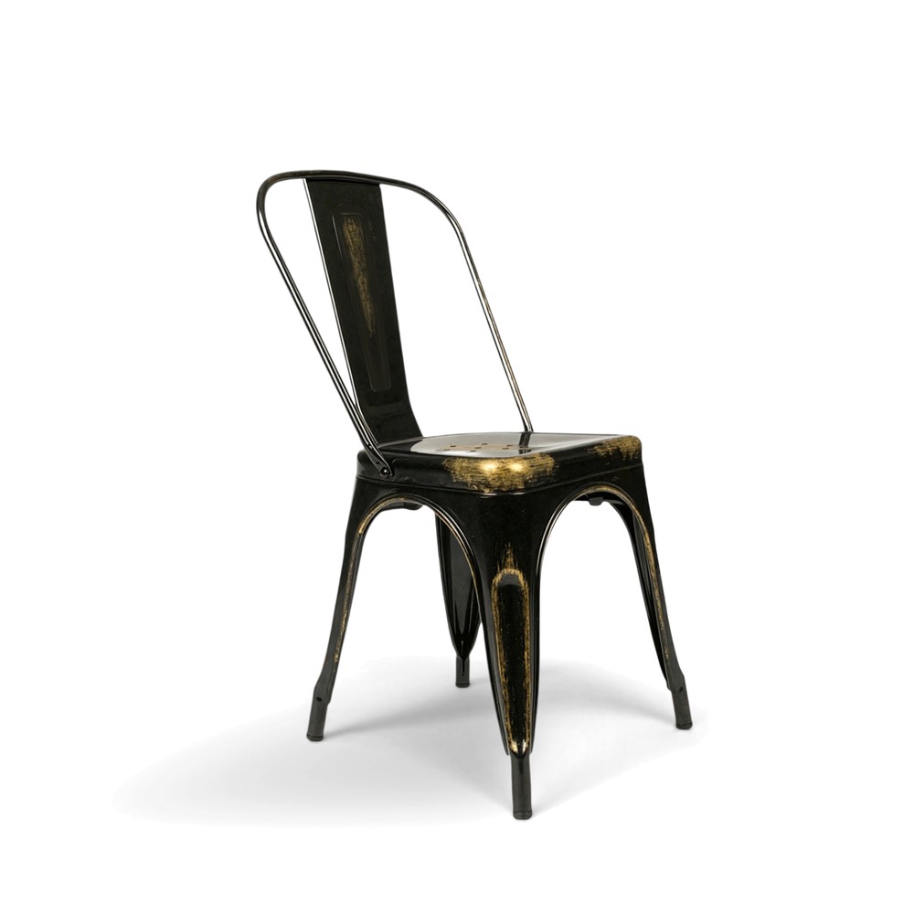 Stol 'Montmartre' - Vintage sort/antik