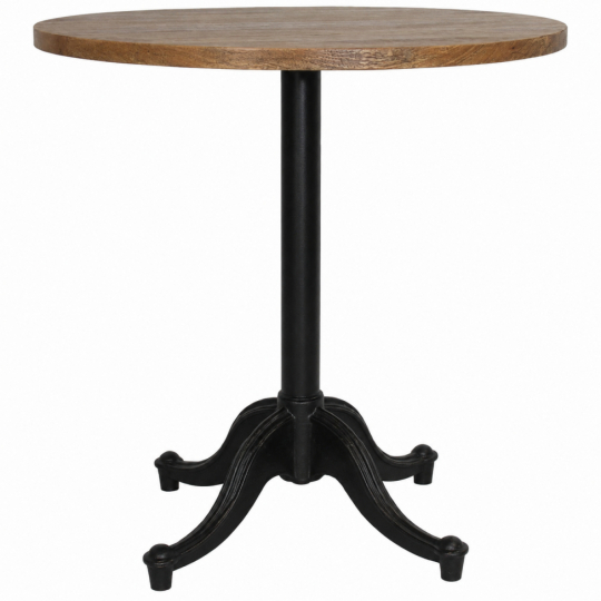 Spisebord 'L&aring;ngholmen' Rund 80cm - Vintage