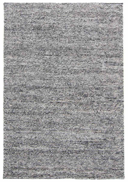 Uld tæppe 'Avafors Wool Bubble' 240x340cm - Grå