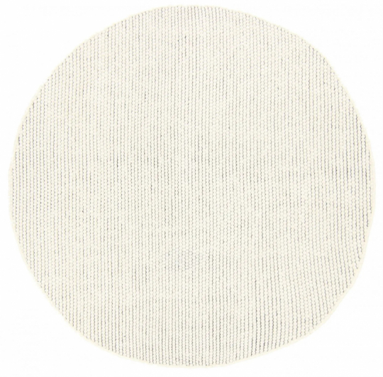 Rund tæppe 'Coastal' 120cm - Greige