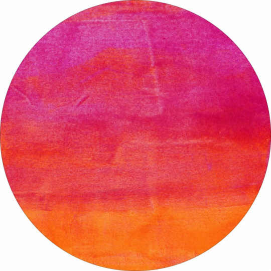 Rund tæppe 'Moura' 180cm - Multi