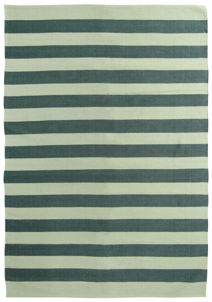 Bomulds tæppe 'Nilo' 240x340cm - Grønn