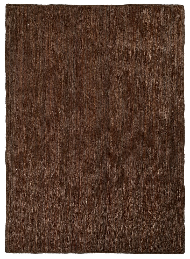 Jute tæppe 'Amasia' - Brun