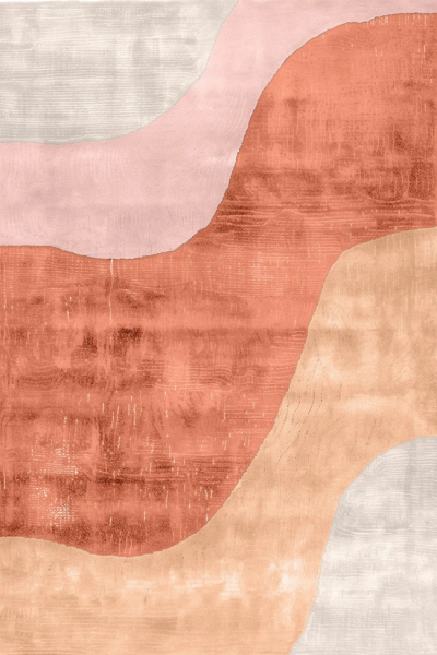 Wilton tæppe 'Barcelona' 200x280cm - Champagne/Orange