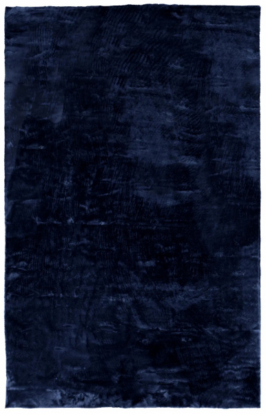 Gulvtæppe 'Aranga Super Soft' 60x120cm - Mørkeblå