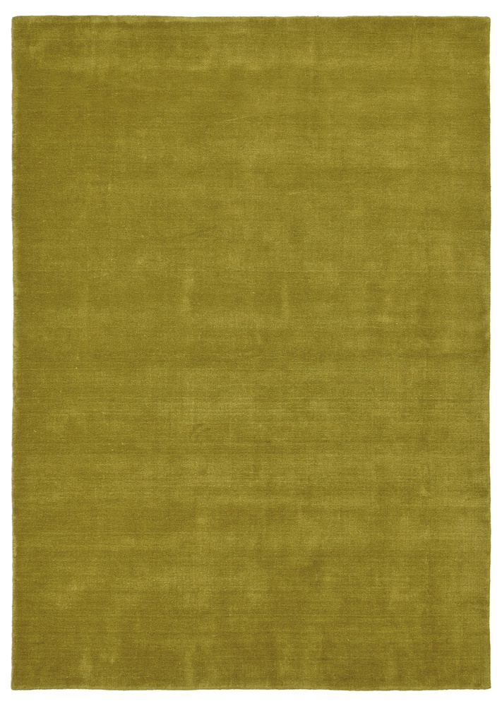 Uldtæppe 'Rozen Handloom Wool Premium' - Grøn