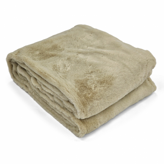 Tæppe 'Aranga Super Soft Throw' 130x170cm - Lysegrøn