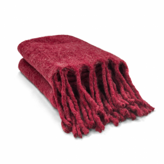 Ternet 'Samantha' 130x170cm - Mørkerød