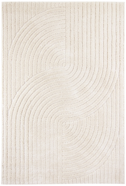 Rya tæppe 'Wendy' - Hvid