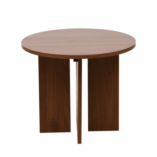 Sofabord 'Créme' Rundt 55 cm - Valnød