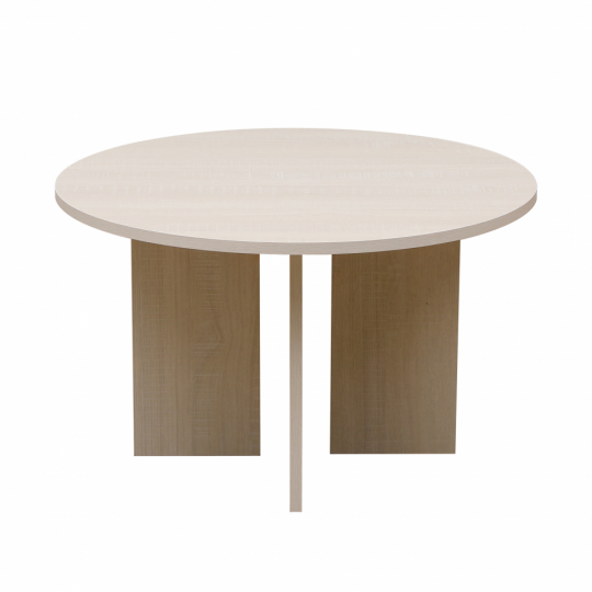 Sofabord 'Créme' Rundt 75cm - Hvidpigmenteret