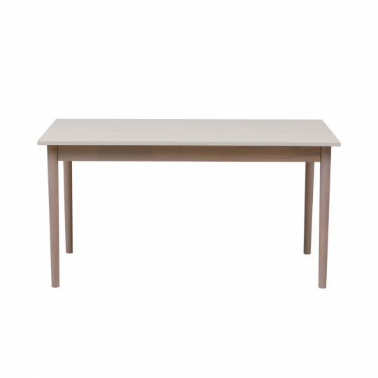 Spisebord 'Fager' 135cm - Hvidpigmenteret