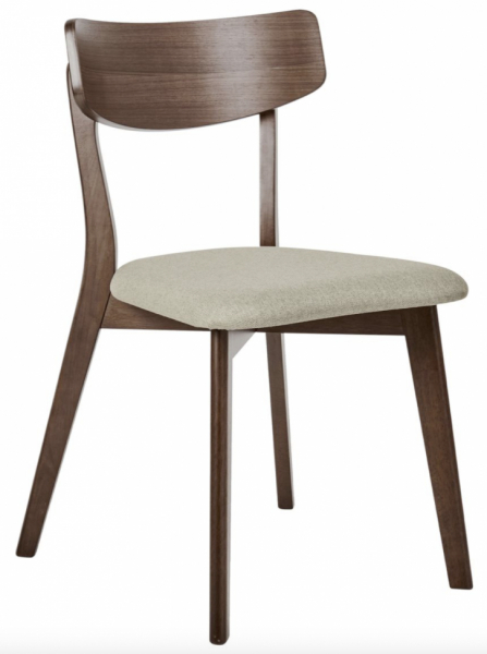 Stol 'Narvik' - Valnød/Beige