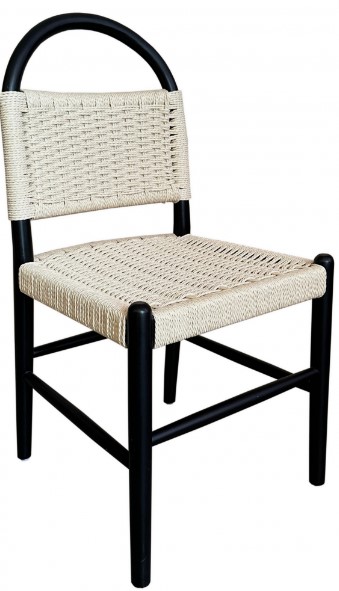 Stol 'Fagerholm' - Sort/Beige