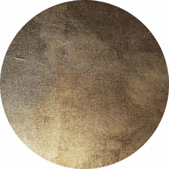 Rund tæppe 'Oristano' 290cm - Brun