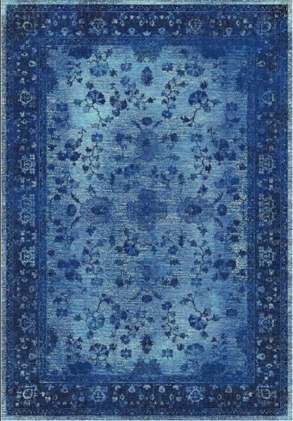 Wilton tæppe 'Gombalia' 200x280cm - Blå