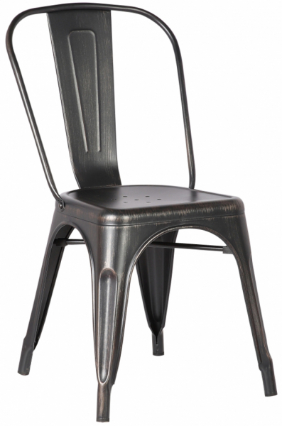 Stol 'Montmartre' - Sort/Patina