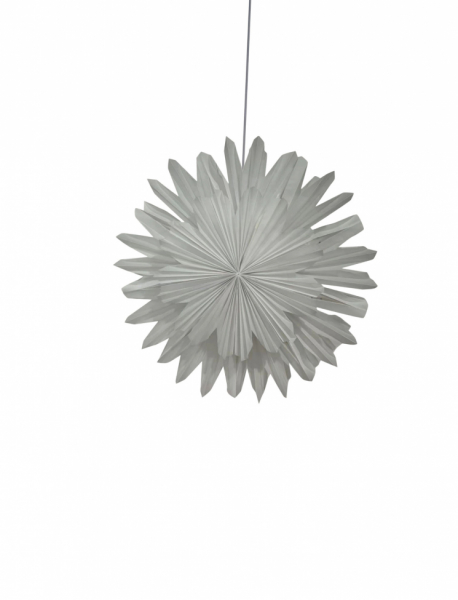 Adventsstjerne 'Lucia' 60cm - Hvid