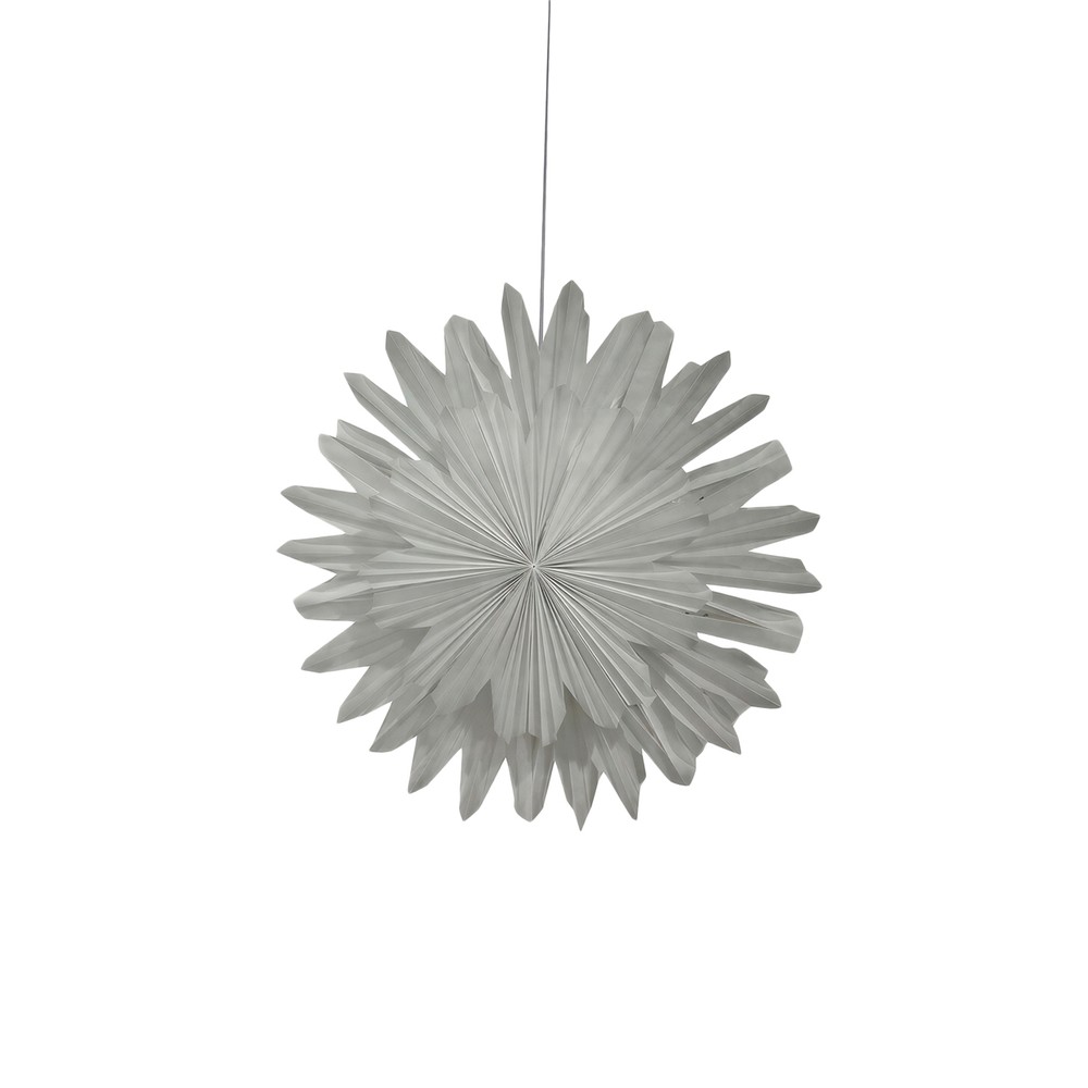 Adventsstjerne 'Lucia' 60cm - Hvid