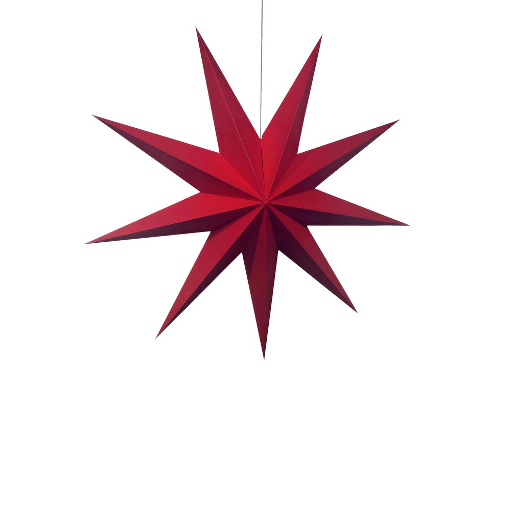 Adventsstjerne 'Vintergaden' 118cm - R&oslash;d