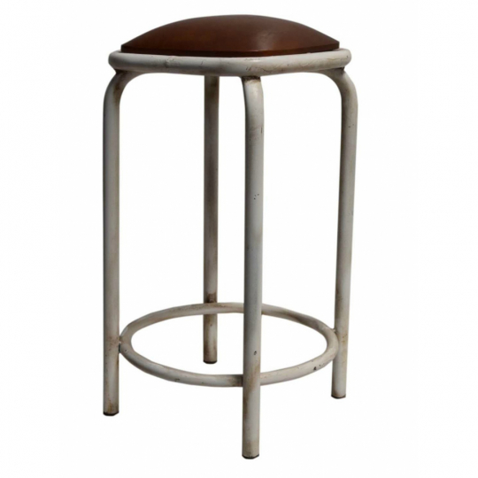 Industripalle Vintage - Brun/Hvid