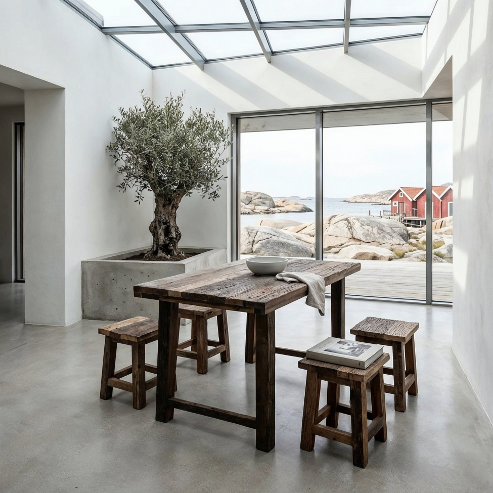 Spisebord 'Birka' 120x75cm - Vintage