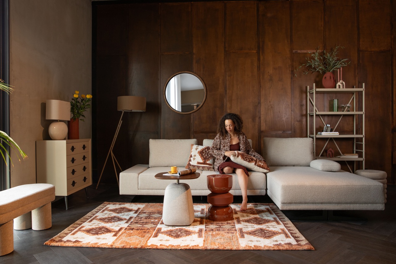 Gulvlampe 'Murphy' - Beige