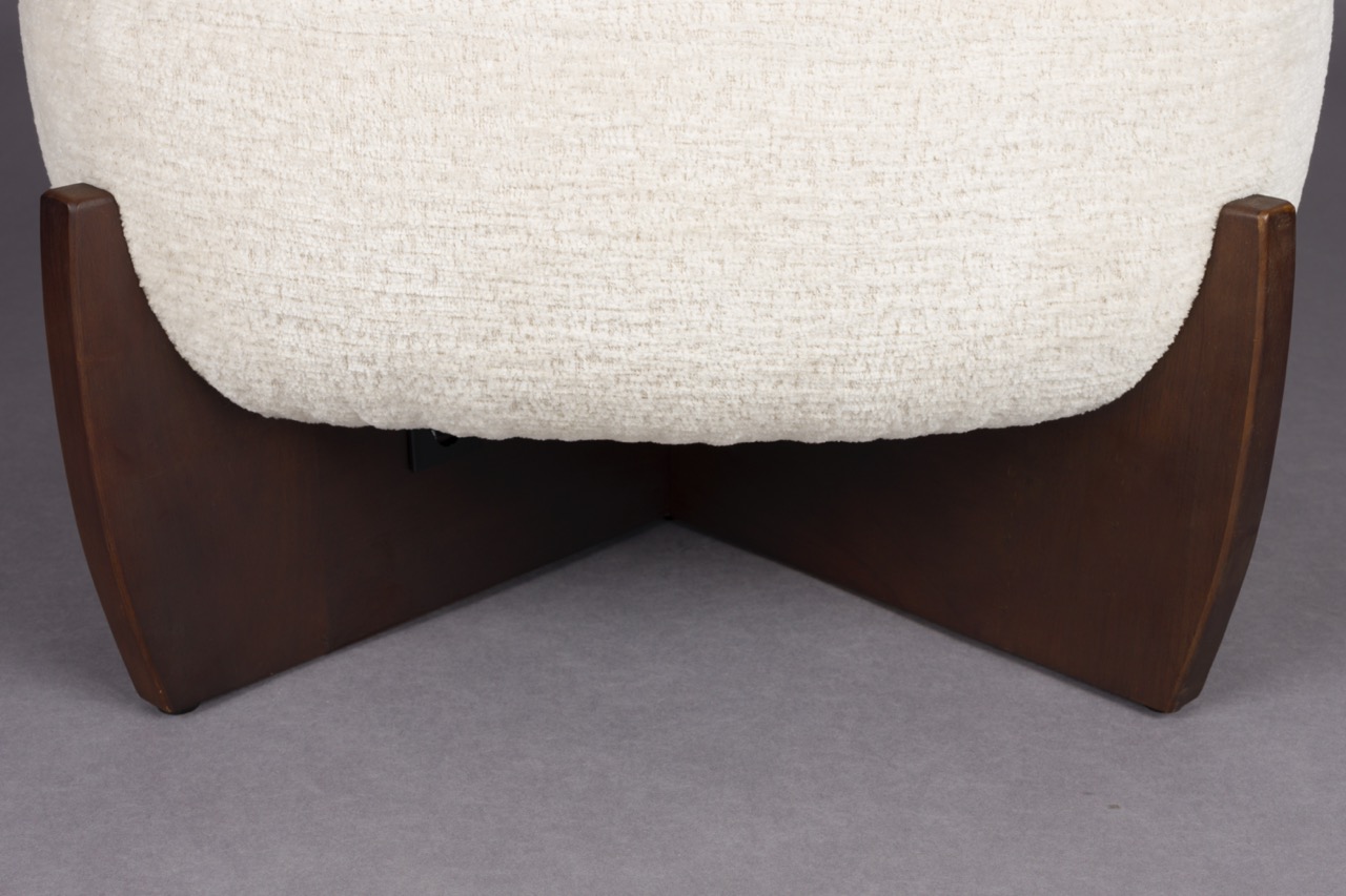 Fodskammel 'Emilius' - Beige