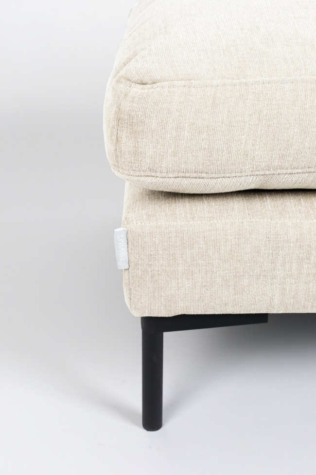 Fodskammel 'Love seat' - Beige