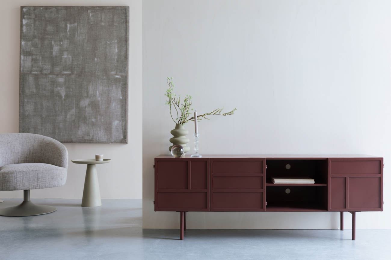 Sideboard ‘Davis’ - Rød