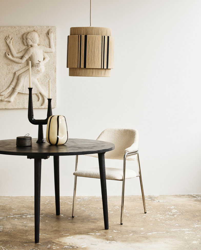 Loftlampe 'Vinata' - Beige/Sort