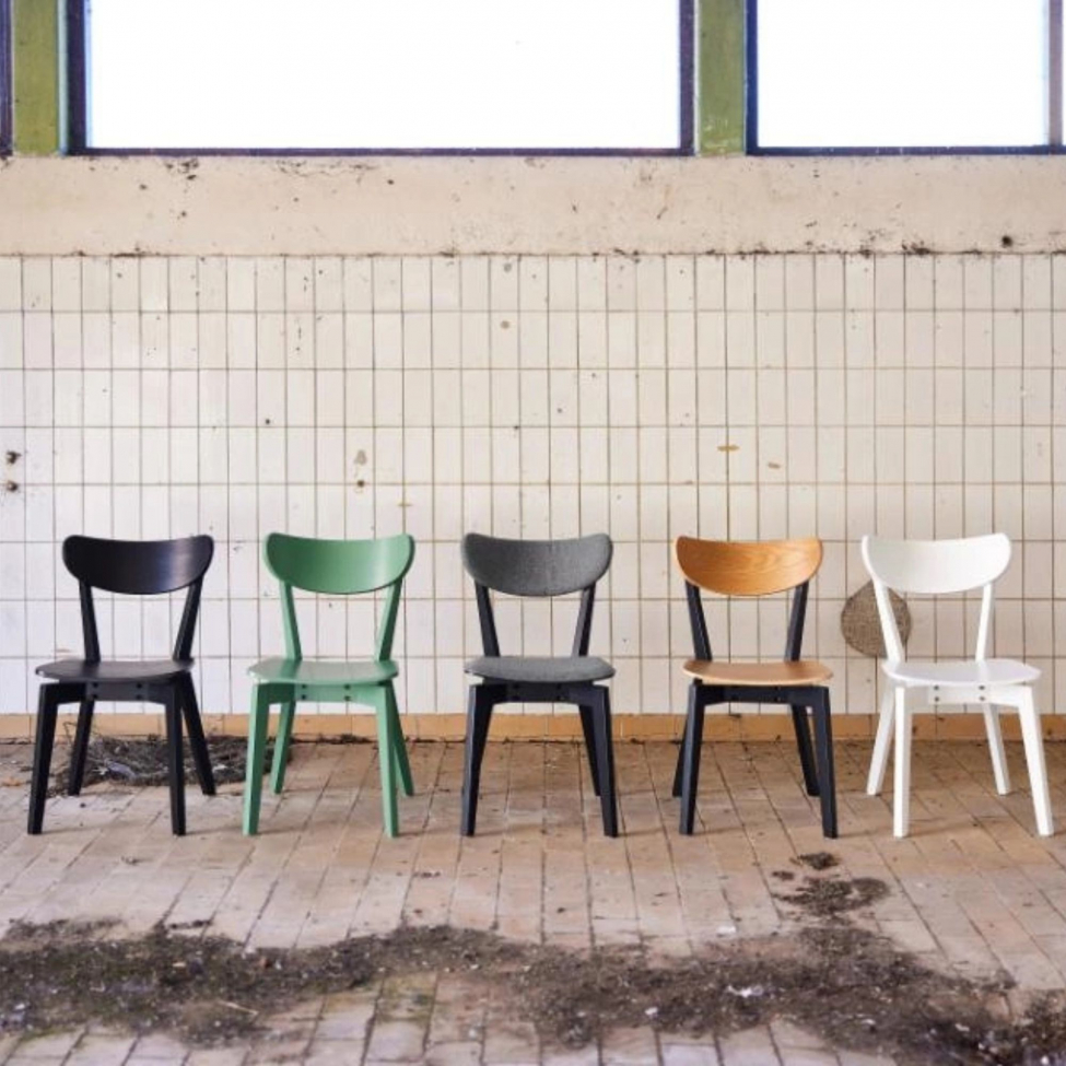 Stol '&Auml;rsj&ouml;' - Hvid