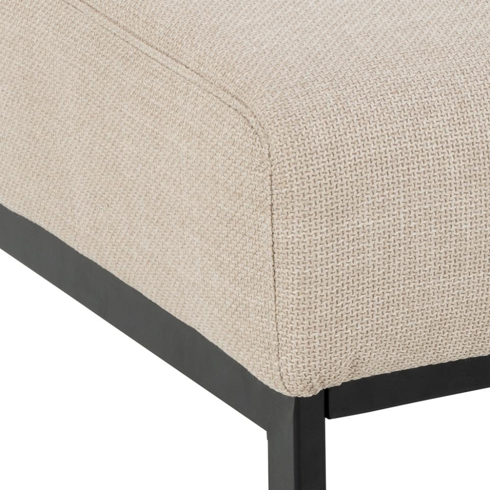Siddemøbel 'Caix' - Beige/Sort