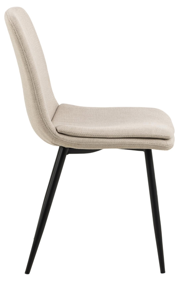 Stol 'Becca' - Beige/Sort