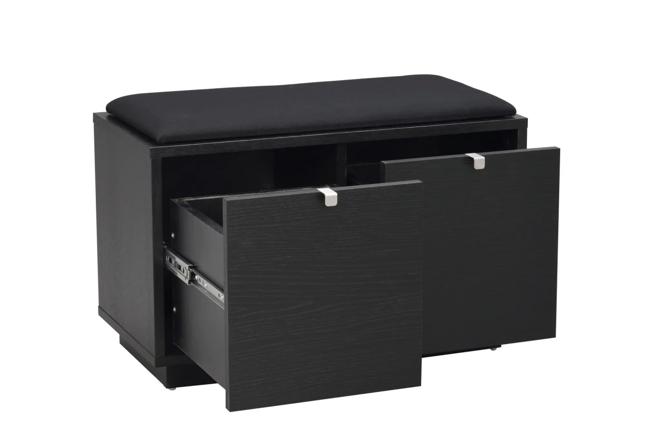 Bænk 'Confetti' 70cm - Sort