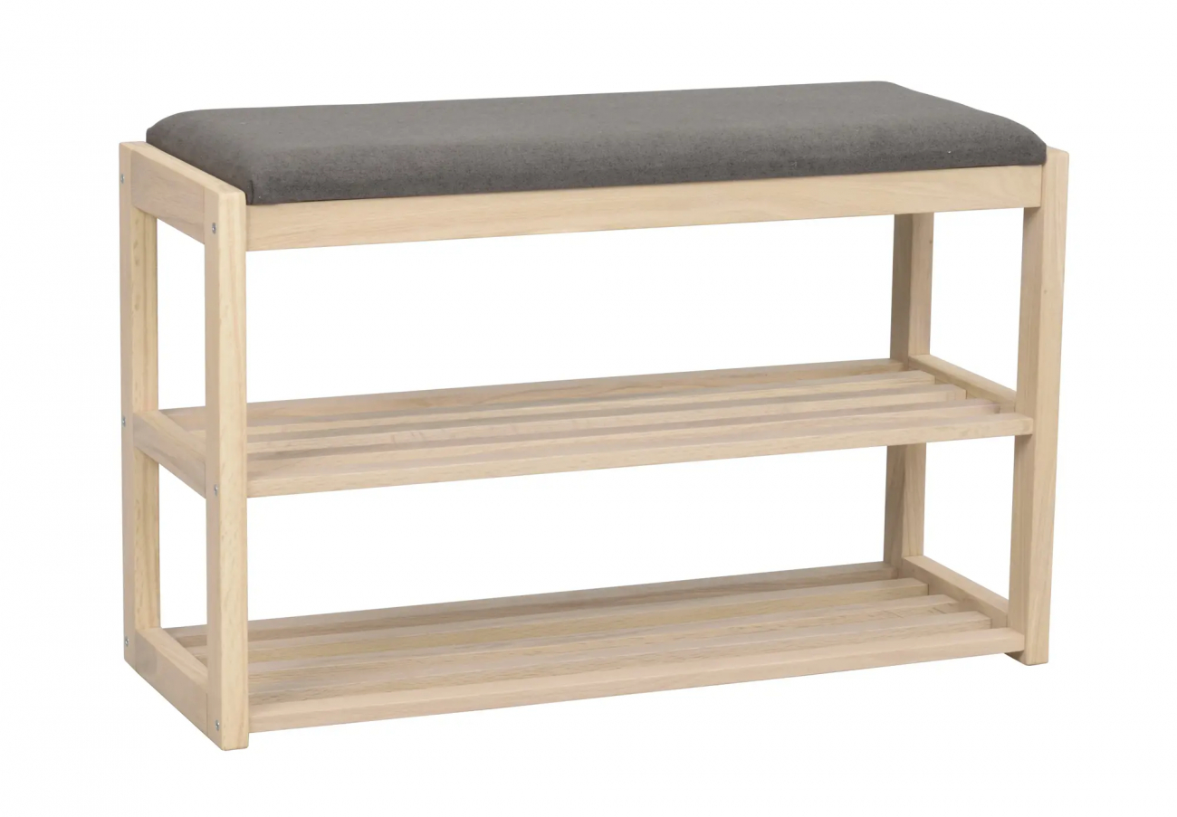 Skostativ 'Confetti' - Hvidpigmenteret/Mørkegrå