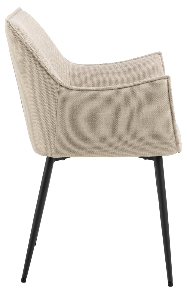 Stol 'Bonita' - Beige/Sort