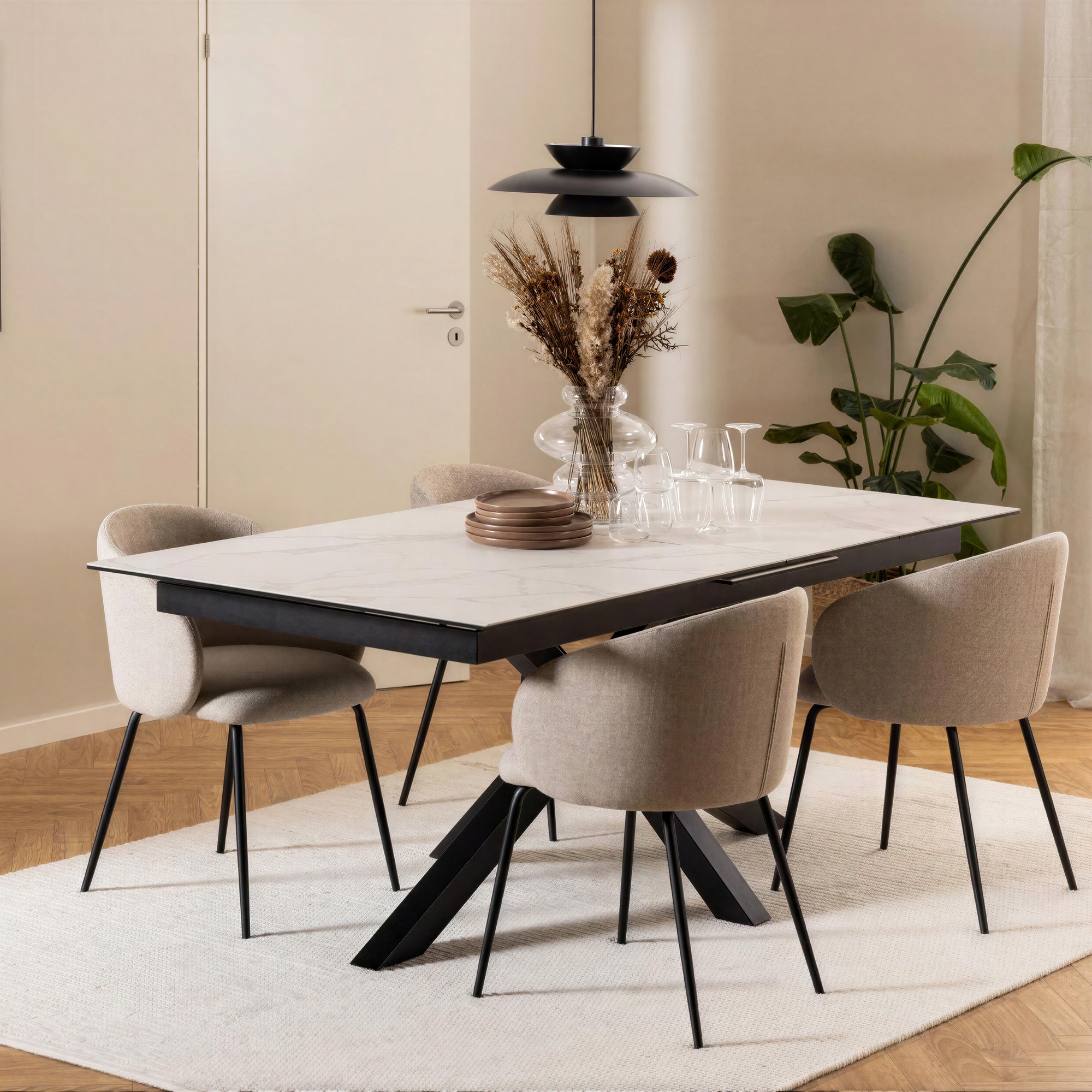 Stol 'Leksand' - Beige