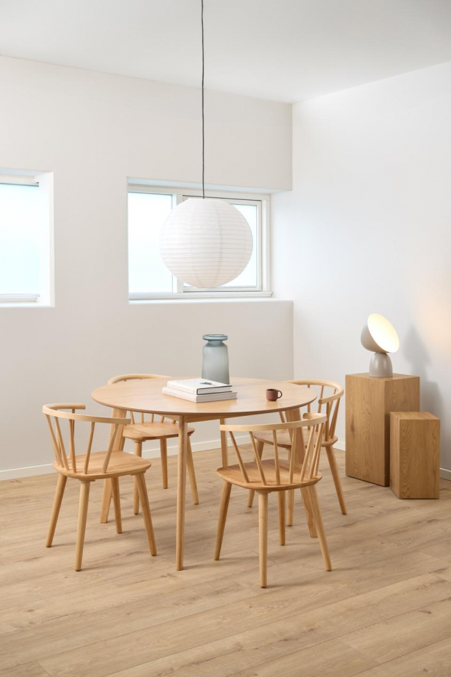 Spisebord 'Roxby' Rundt 120x76cm - Natur
