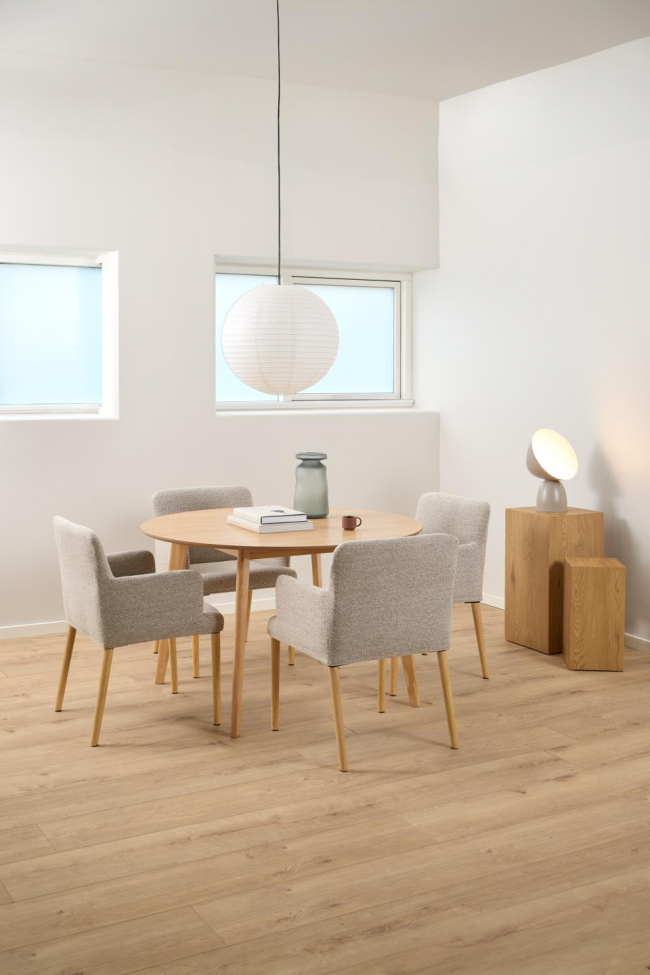 Spisebord 'Roxby' Rundt 120x76cm - Natur