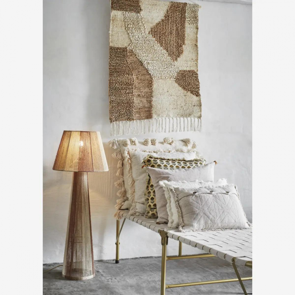 Gulvlampe 'Jute' - Natur